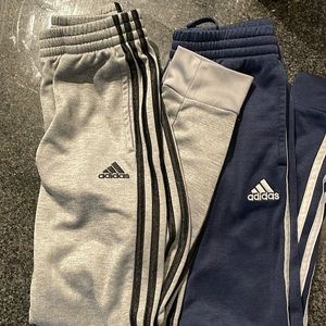 Bundle of two pairs/ kids adidas sweats size M (10/12)